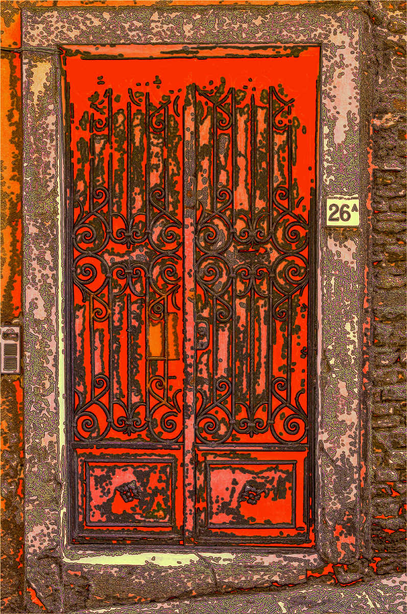 ROT IRON DOOR