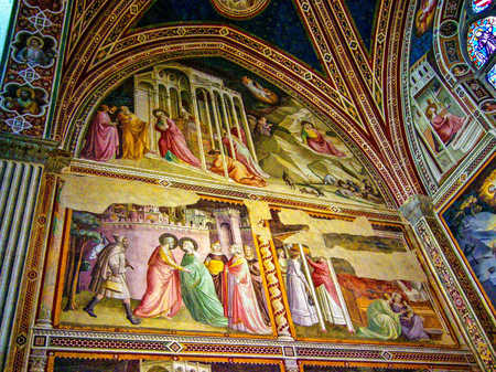 GADDI FRESCOES SANTA CROCE