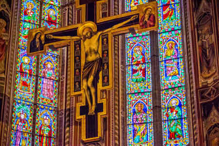 Florence Sta Croce Crucifix 1