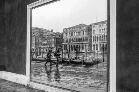 RAINY DAY REFLECTION, VENICE